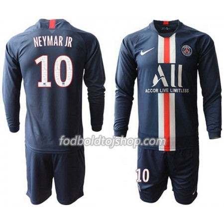 Paris Saint-Germain NEYMAR JR 10 Børn Hjemme Fodboldsæt 2019-20 L/S (+ Korte bukser)
